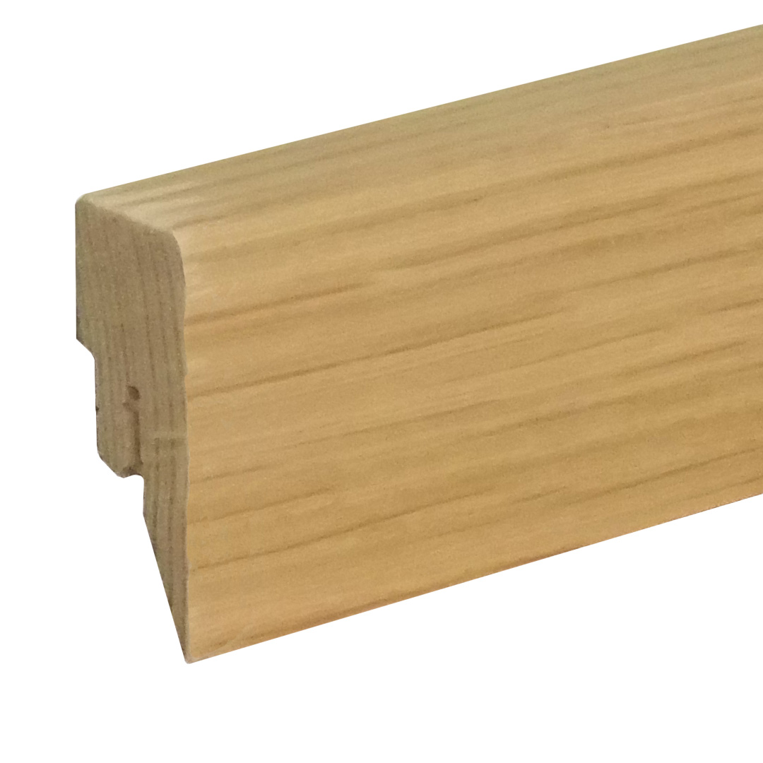 Sockelleiste / Fußleiste / Bodenleiste Taverone-1 (73029) | 16 x 40 x 2400 mm | Eiche lackiert
