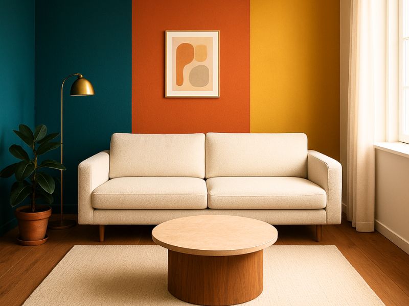 Wandfarben im Wunschfarbton