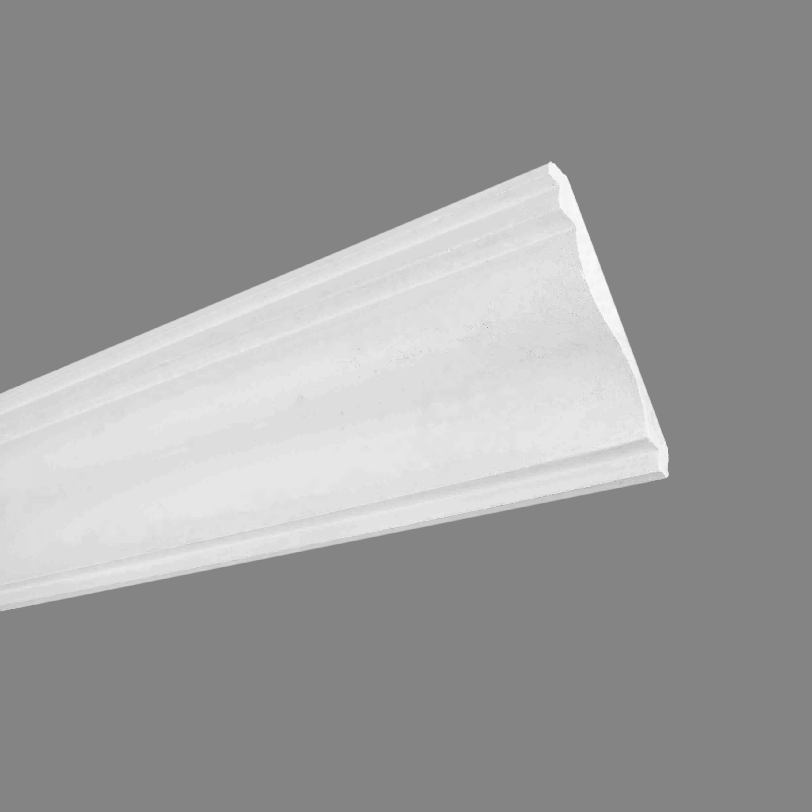 PROVISTON | Gipsleiste "ES-15" | Echter Gipsstuck | 115 x 115 x 1200 mm | Stuckleiste aus Gips