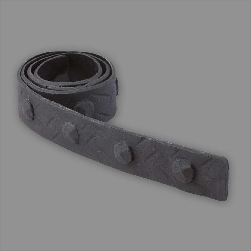 Beschlagband für PU-Balken 40 x 950 mm Polyurethan Schwarz Abdeckung von Verbindungsstellen