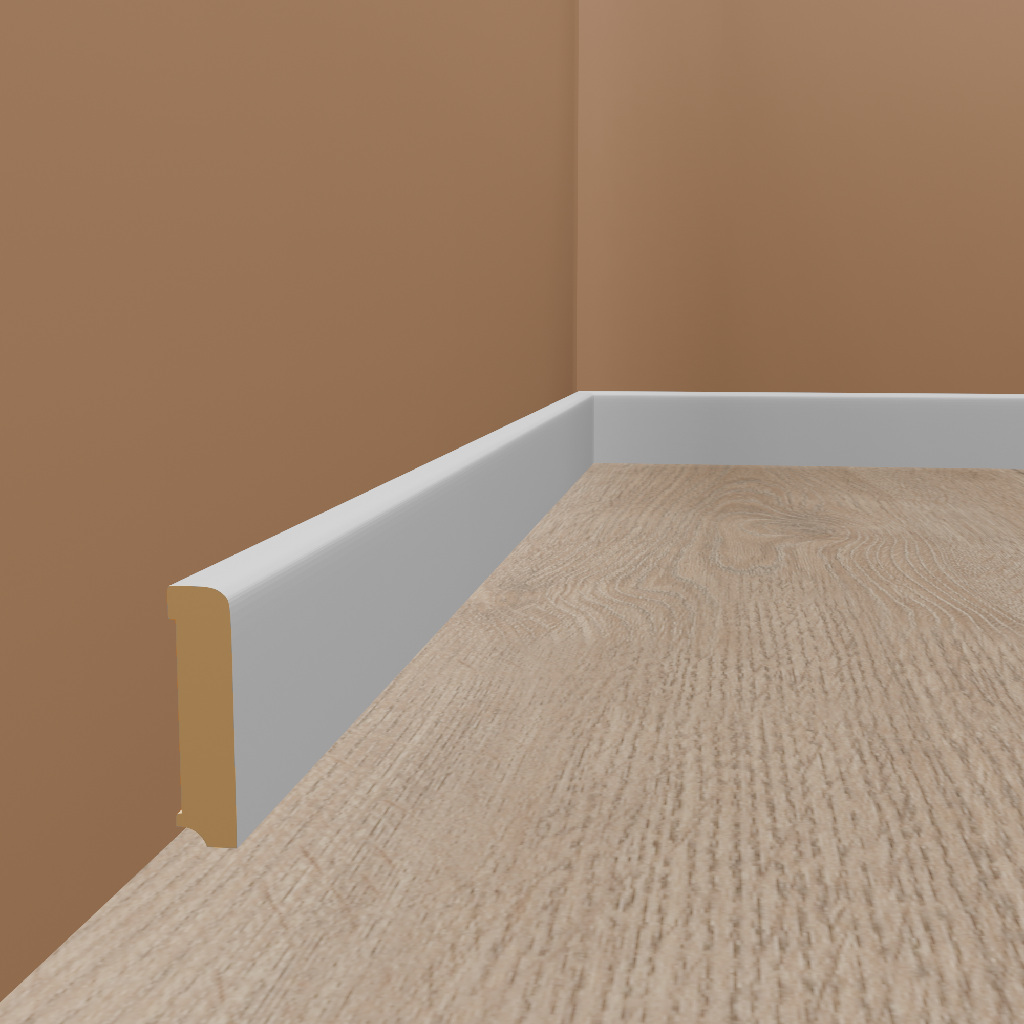 Sockelleiste Zeven Massivholz 10 bis 19 x 60 bis 80 x 2500 mm Weiß by PROVISTON Sockelleiste Zeven Massivholz 10 bis 19 x 60 bis 80 x 2500 mm Weiß by PROVISTON