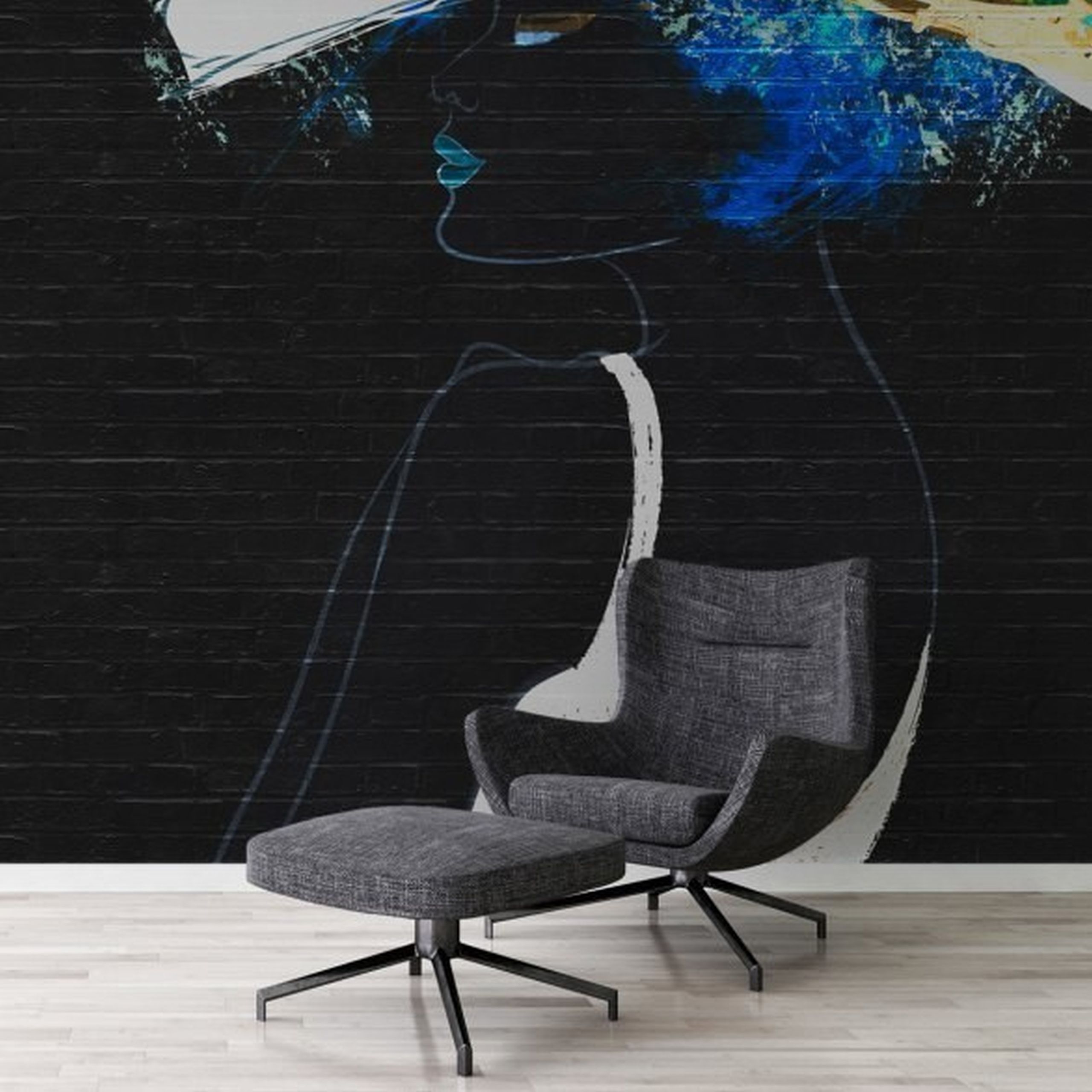 A.S. Creation | Atelier 47 | DD118340 | Fototapete | Vlies | 400 x 270 cm | Stein & Beton | Schwarz