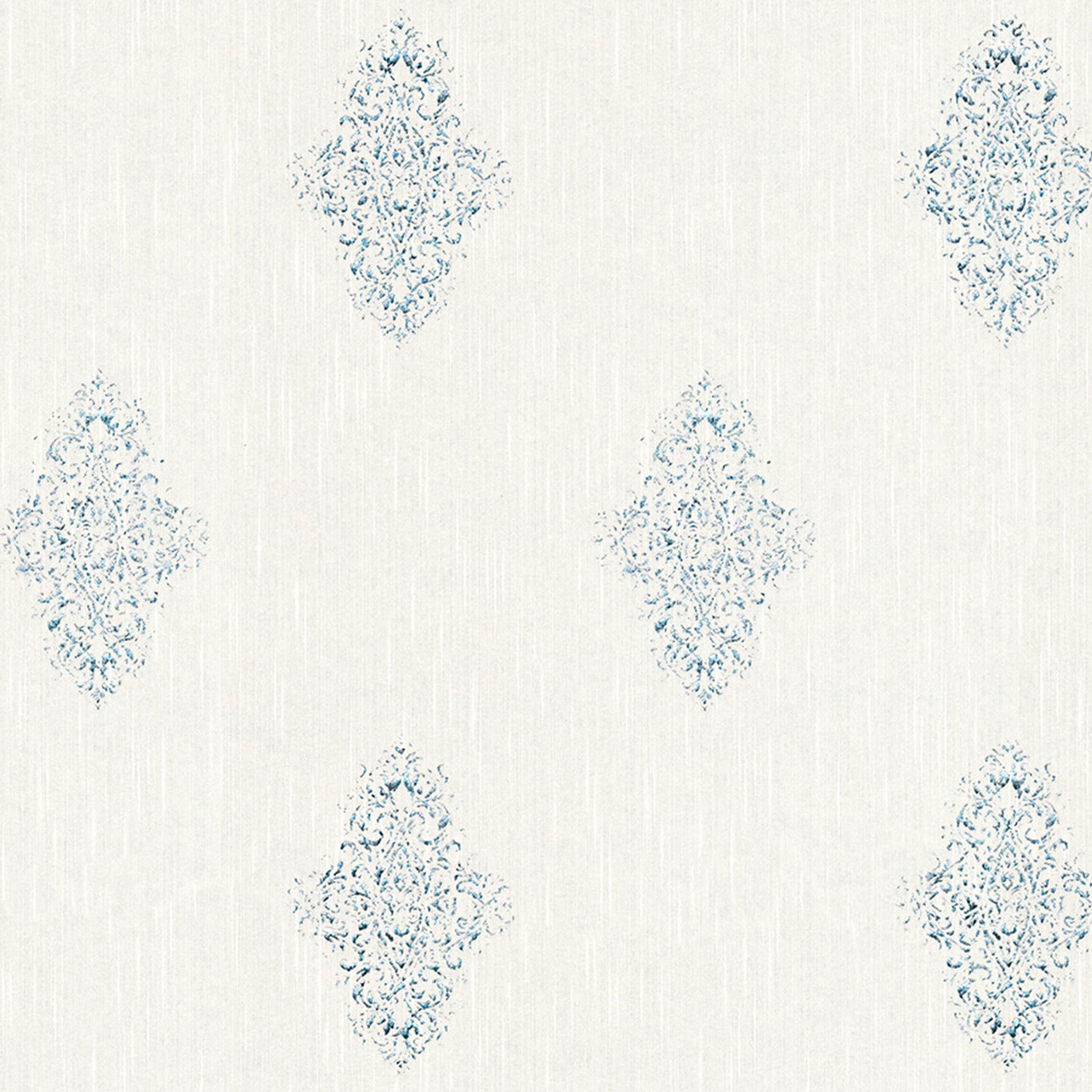 A.S. Creation | Luxury wallpaper | 319461 | Vliestapete | Barock | 0.53 x 10.05 m | Weiß