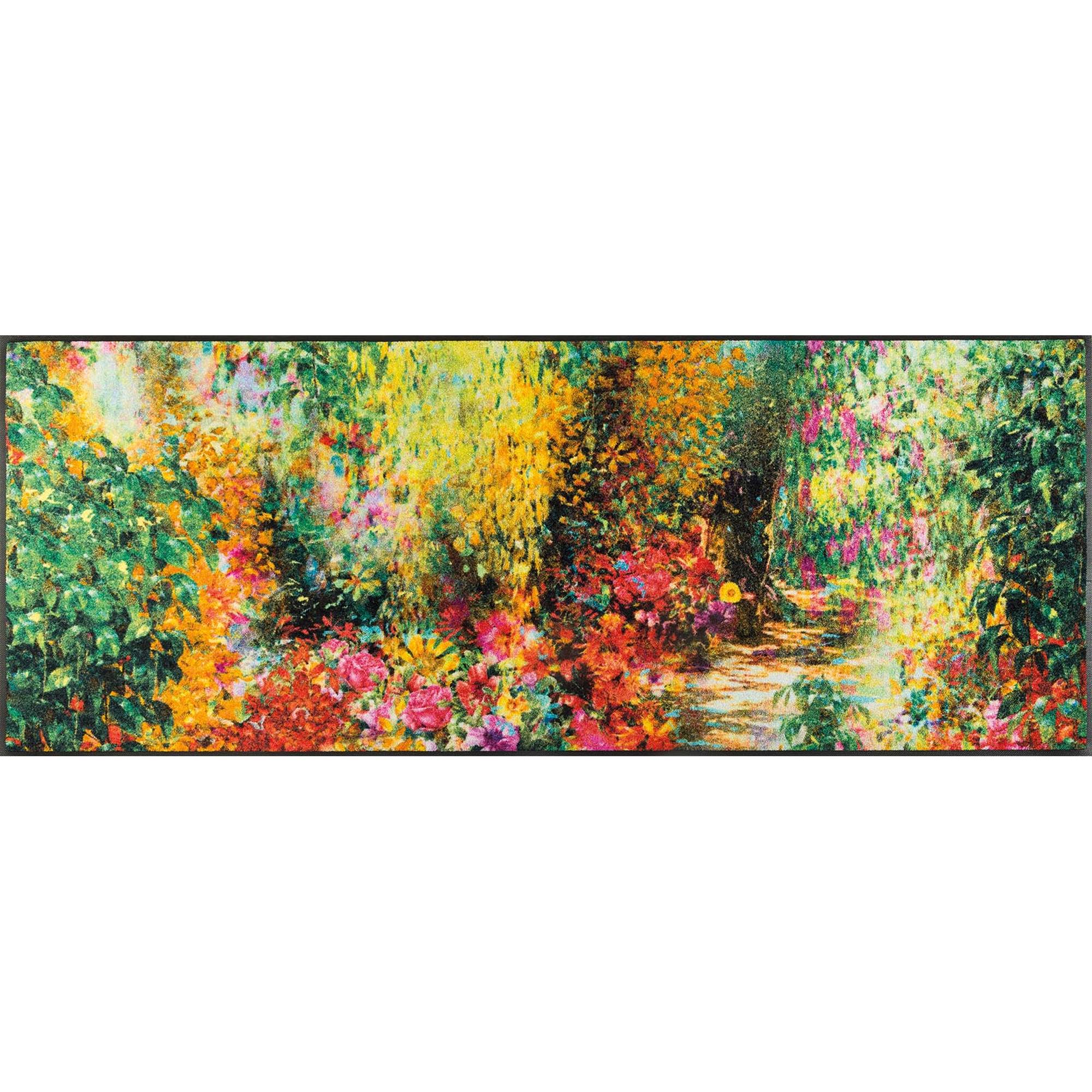 Fußmatte Blütenzeit Schmutzfangmatte waschbar verschiedene Größen Floornovo Trend Design