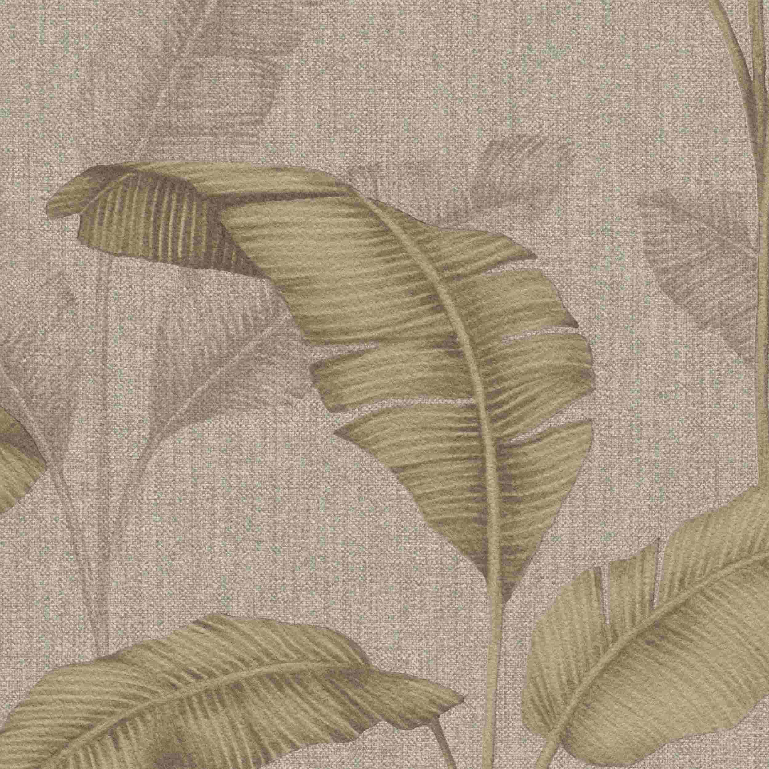 Rasch Papiertapete Selection 200324 | 0.53 x 10.05 m | Botanical Dschungel Beige