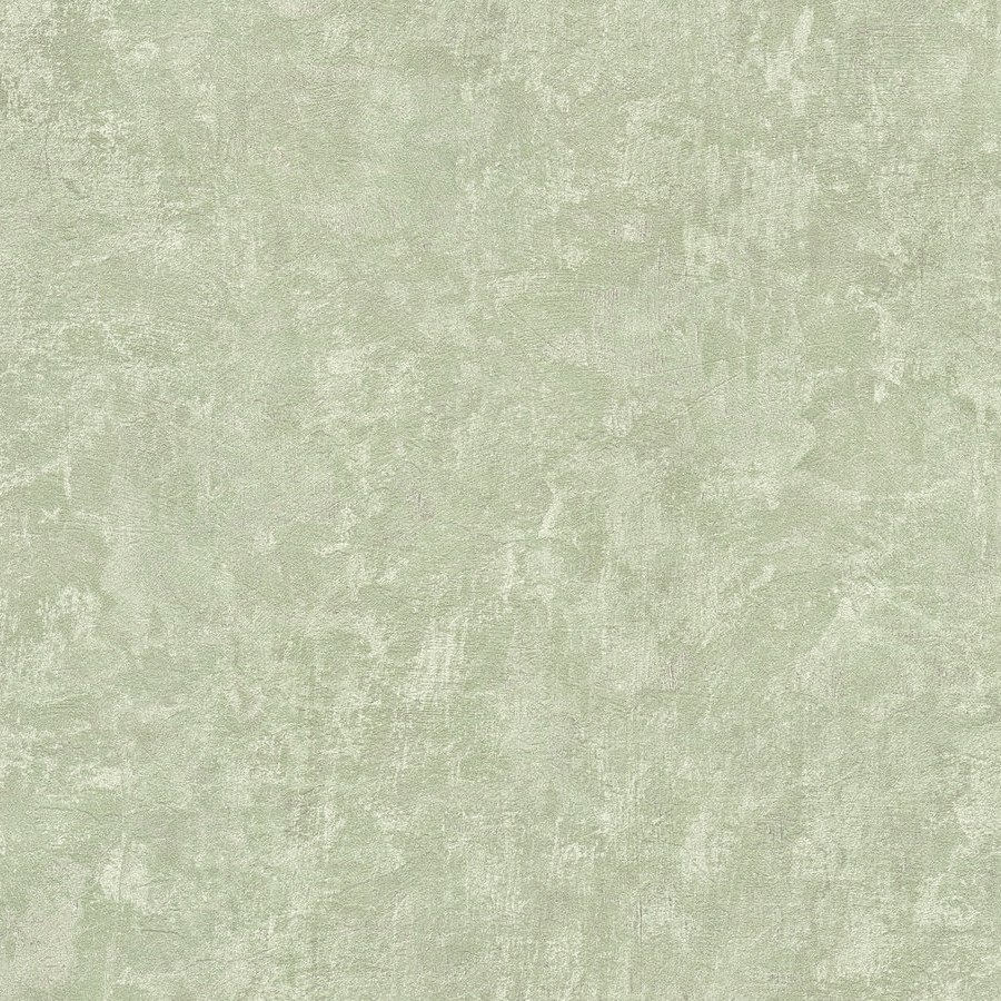 A.S. Creation | Natural Living | 386392 | Vliestapete | Einfarbig | 10.05 x 0.53 m | Grün