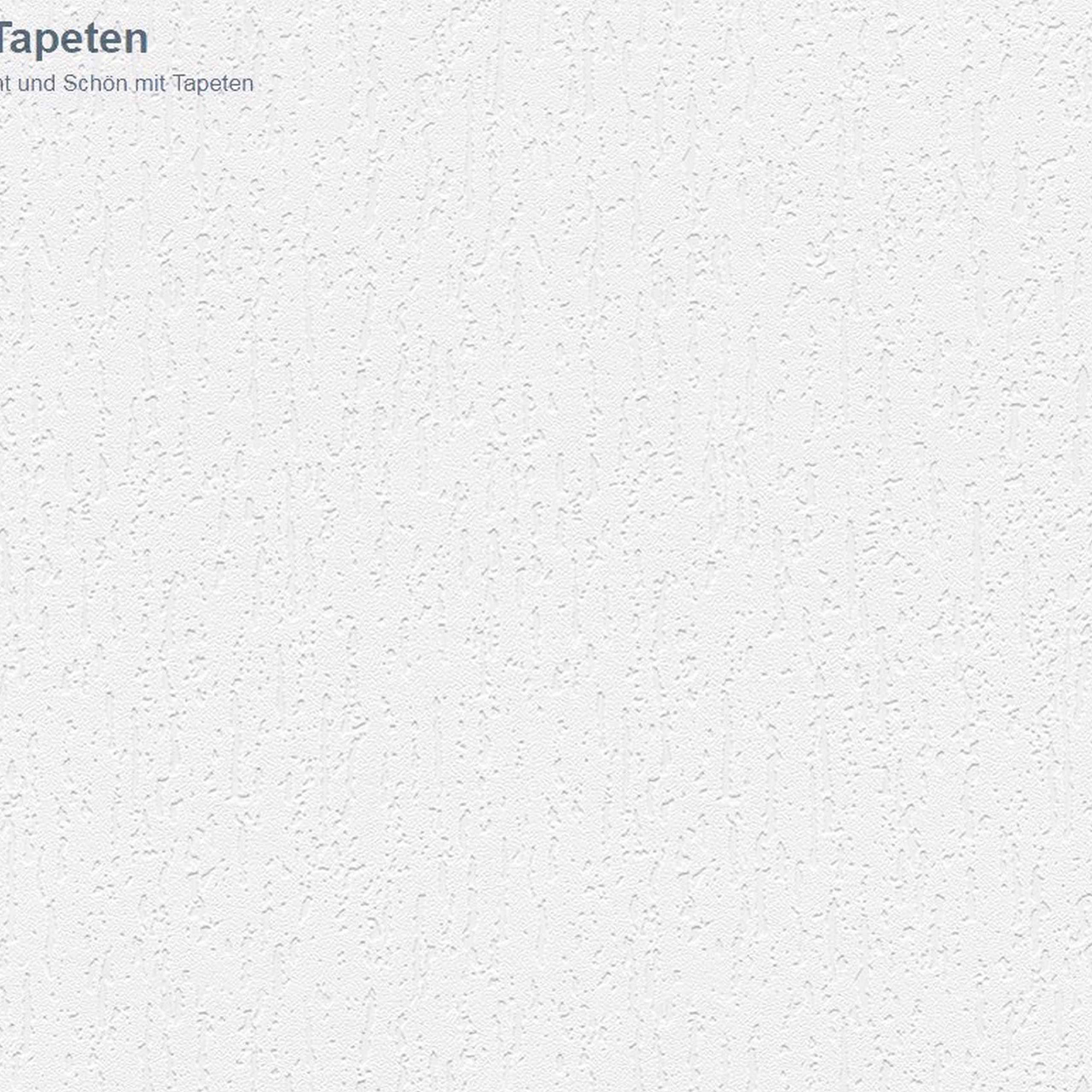 A.S. Creation | Simply White 4 | 272515 | Papiertapete | Einfarbig | 0.53 x 10.05 m | Weiß