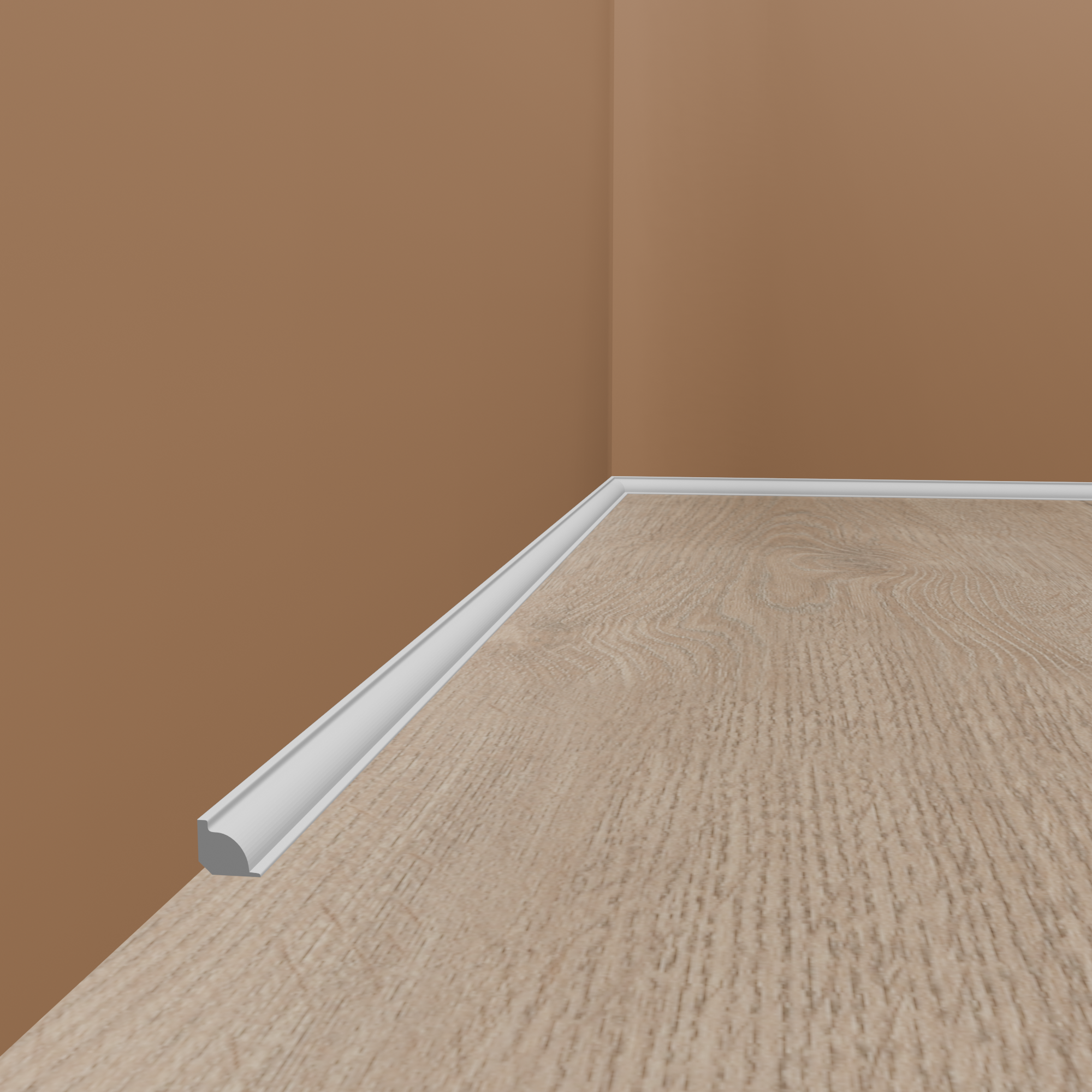 PROVISTON | Sockelleiste "NE001" | 21 x 21 x 2000 mm | Weiß | Fußleiste | Viertelstab | Wohndeko PROVISTON | Sockelleiste "NE001" | 21 x 21 x 2000 mm | Weiß | Fußleiste | Viertelstab | Wohndeko