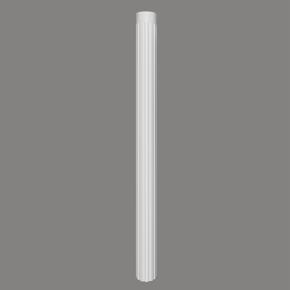 Mardom Vollsäule C3000W Profoam 150 x 150 x 2400 mm Weiß kombinierbar mit Kapitell und Fußteil