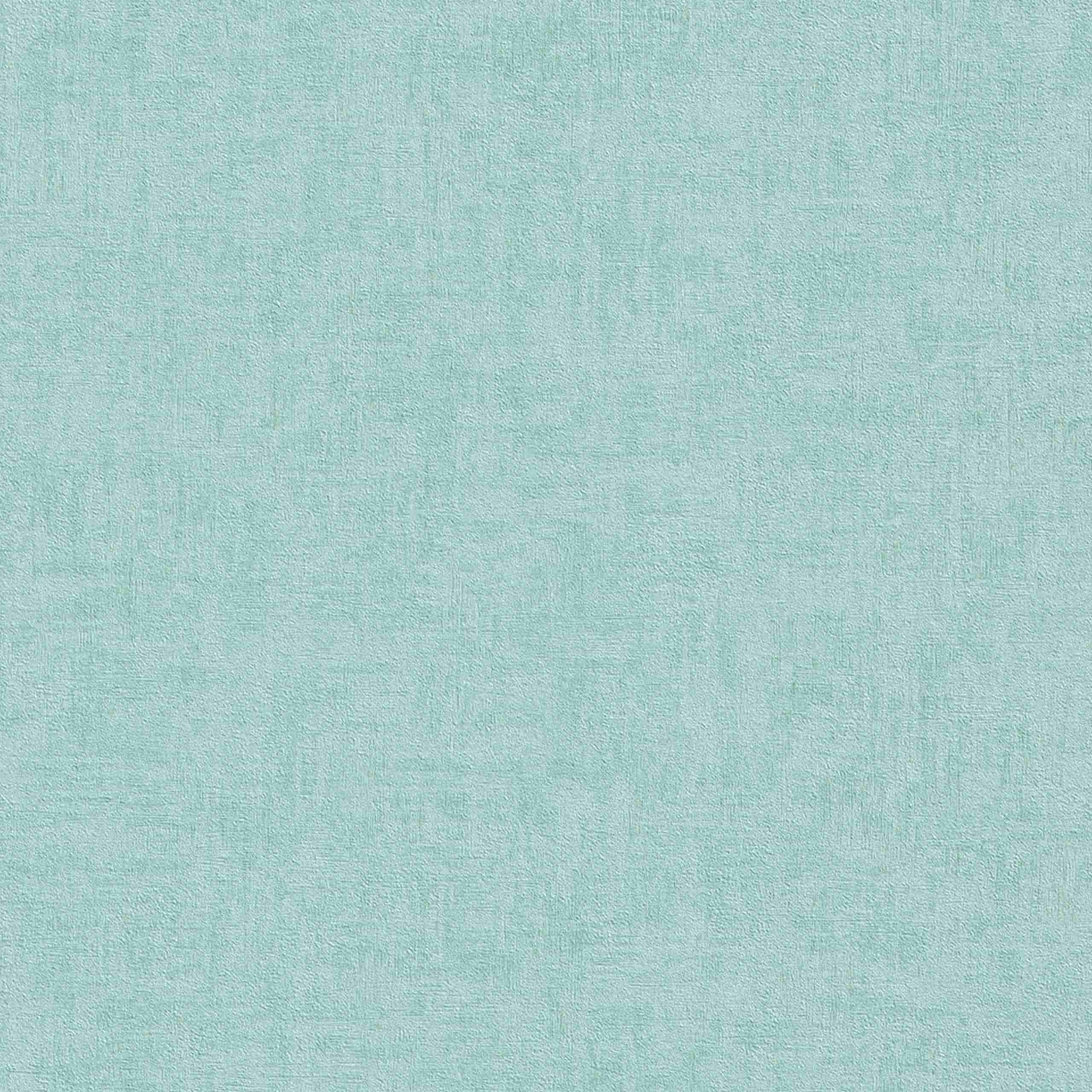 Rasch | Young Artists | 489866 | Vliestapete | Einfarbig | Uni | 0.53 x 10.05 m | Türkis