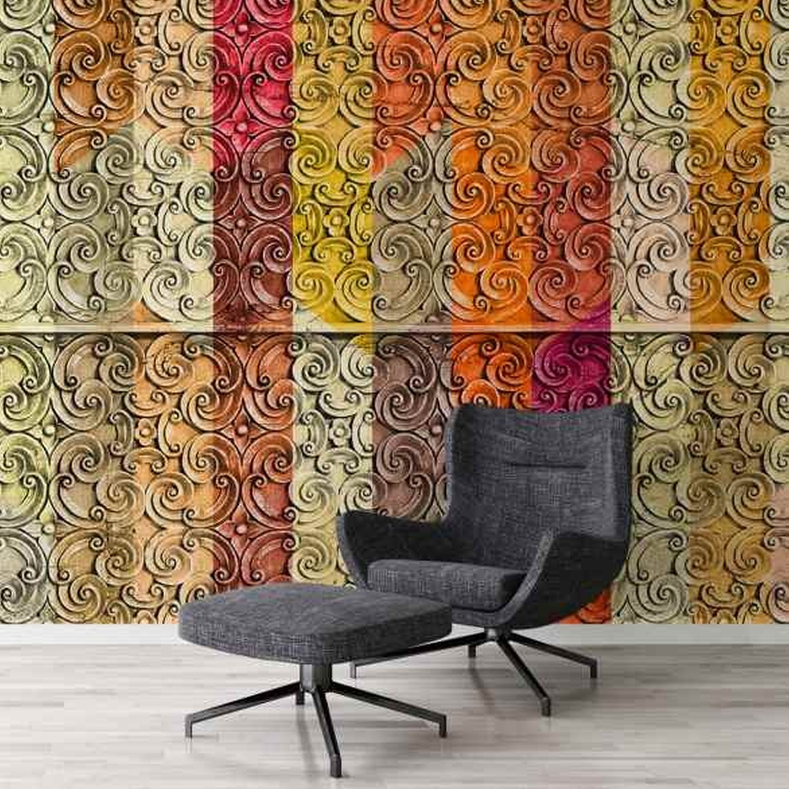 A.S. Creation | Atelier 47 | DD116990 | Fototapete | Vlies | 500 x 270 cm | Modern | Orange