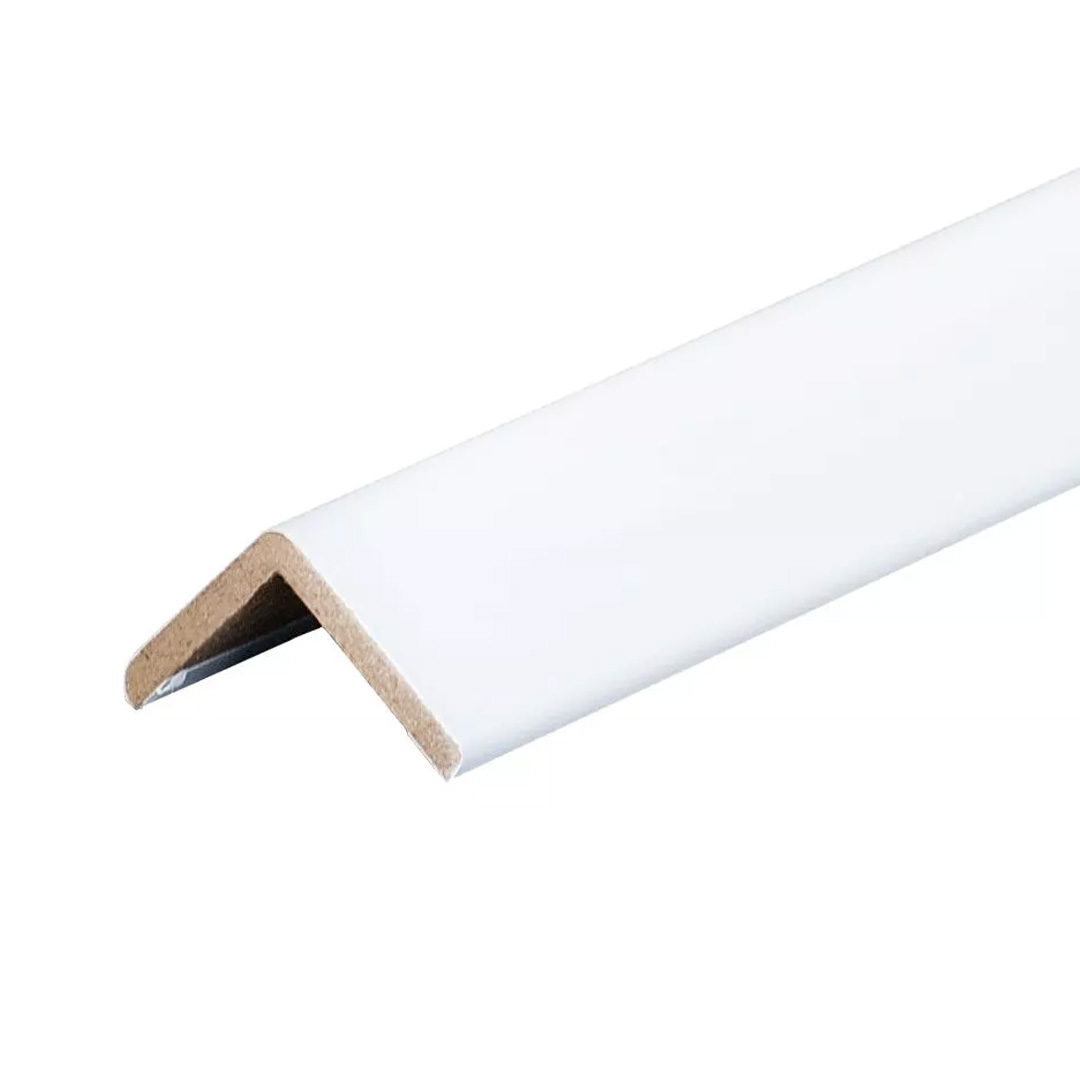 Kosche | Kantenschutz Tapetenleiste | MDF | 8912 | 28 x 28 x 2600 mm | Weiß | Eckschutz