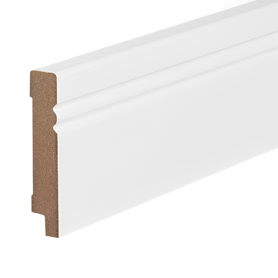 Kosche | Sockelleiste | Avantgarde | MDF | 73553 | 19 x 69 x 2500 mm | Weiß | Fußleiste | Foliert