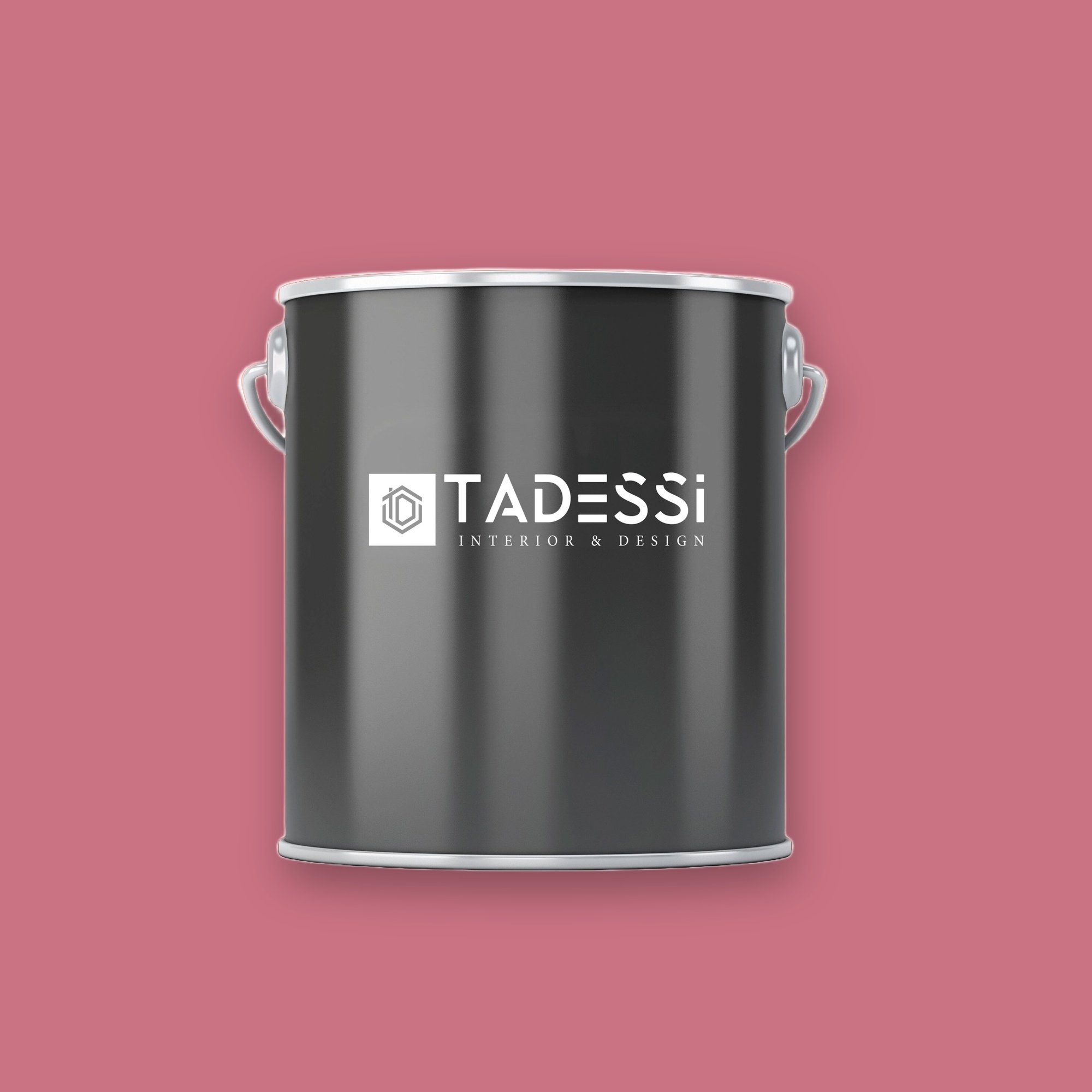 TADESSI Wall Select - Wandfarbe Pink  - Eisrosa -  Hochwertige Innenfarbe  -  Intensive Farbkraft