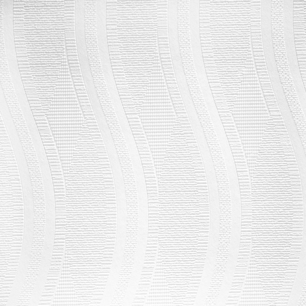 A.S. Creation | Meistervlies | 241313 | Vliestapete Überstreichbar | Wellen | 1.06 x 25 m | Weiß