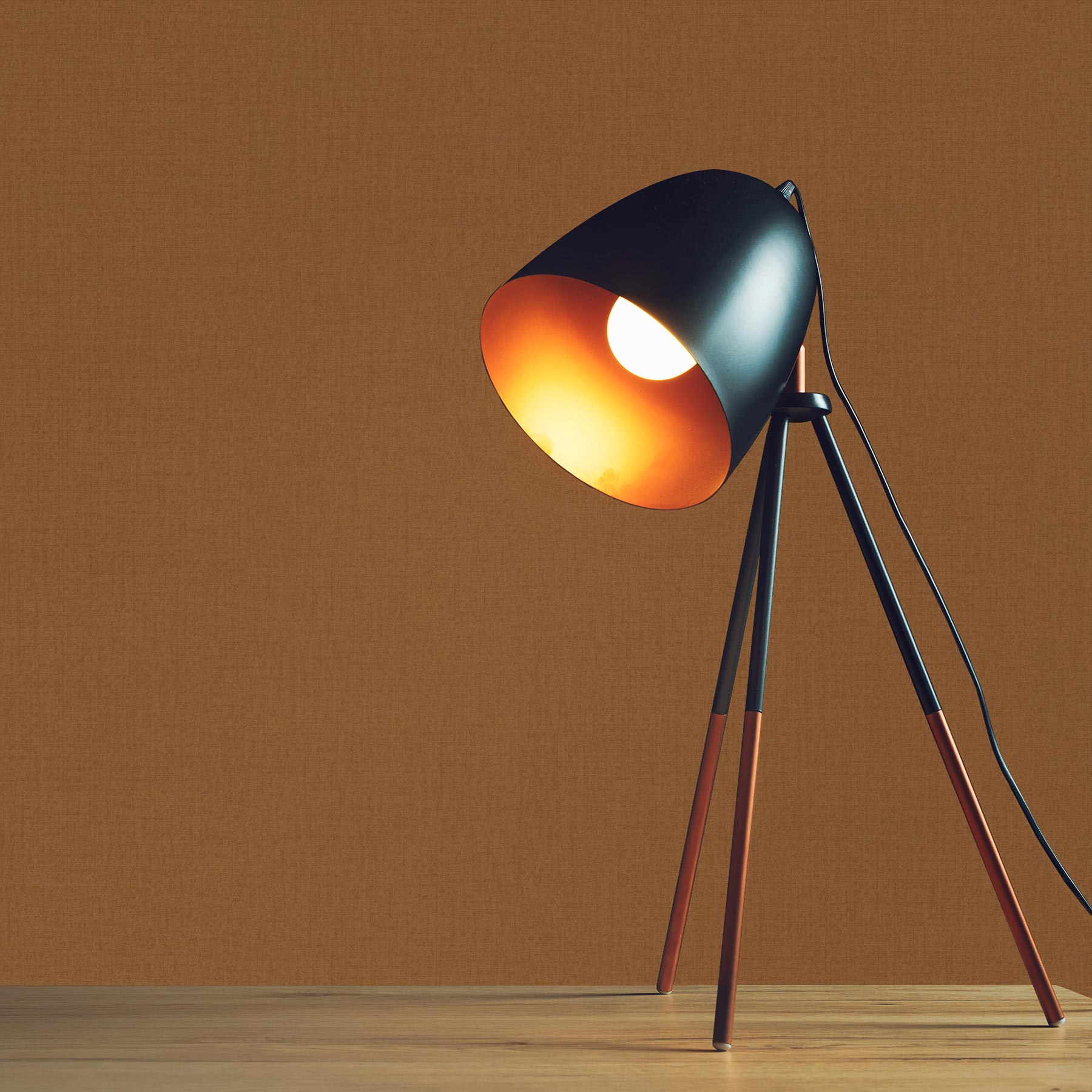 Tapete Uni M1-No.2632 Vliestapete Orange Tapete Einfarbig Unitapete