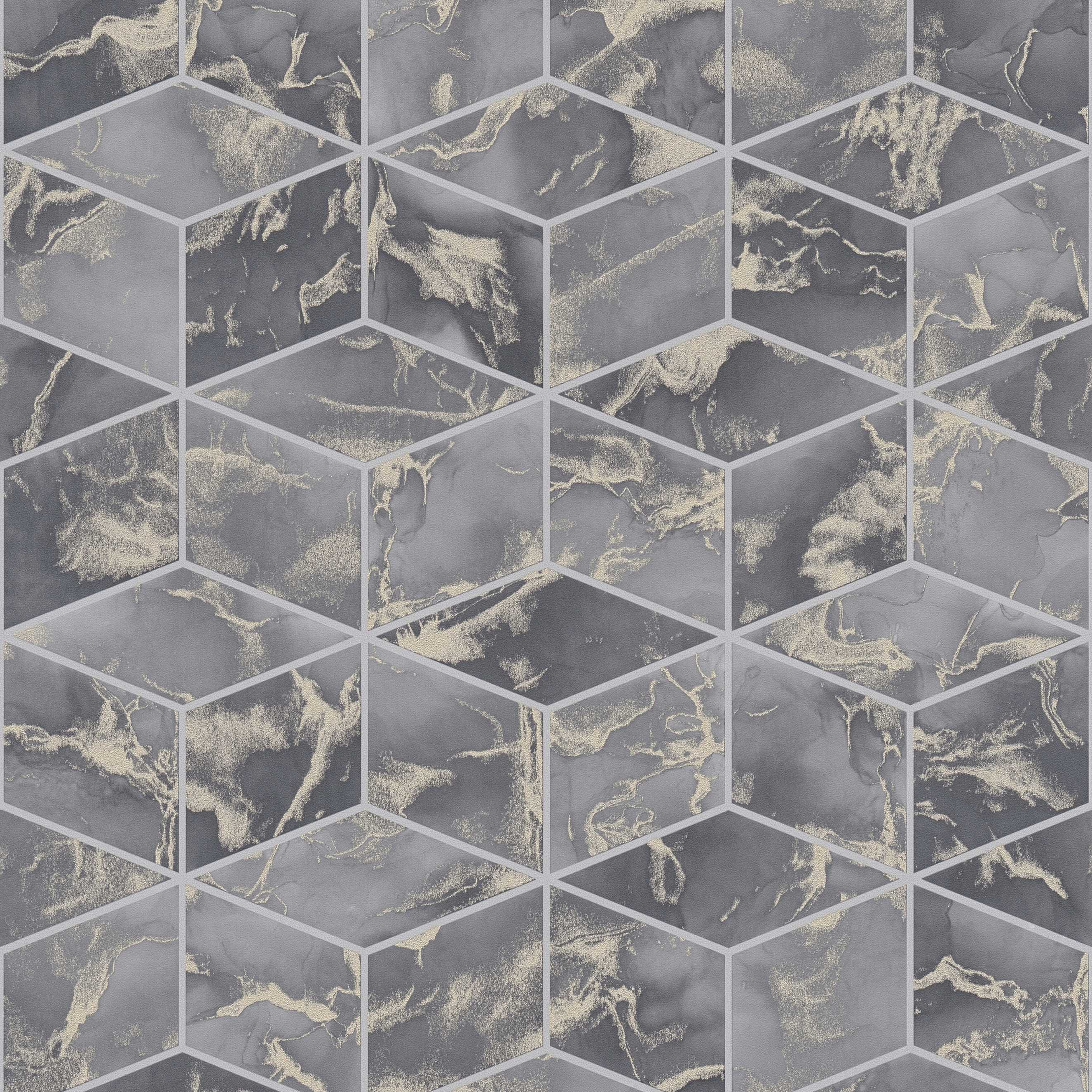 A.S. Creation | Metropolitan Stories 2 | 378633 | Vliestapete | 3D Optik | 0.53 x 10.05 m | Grau