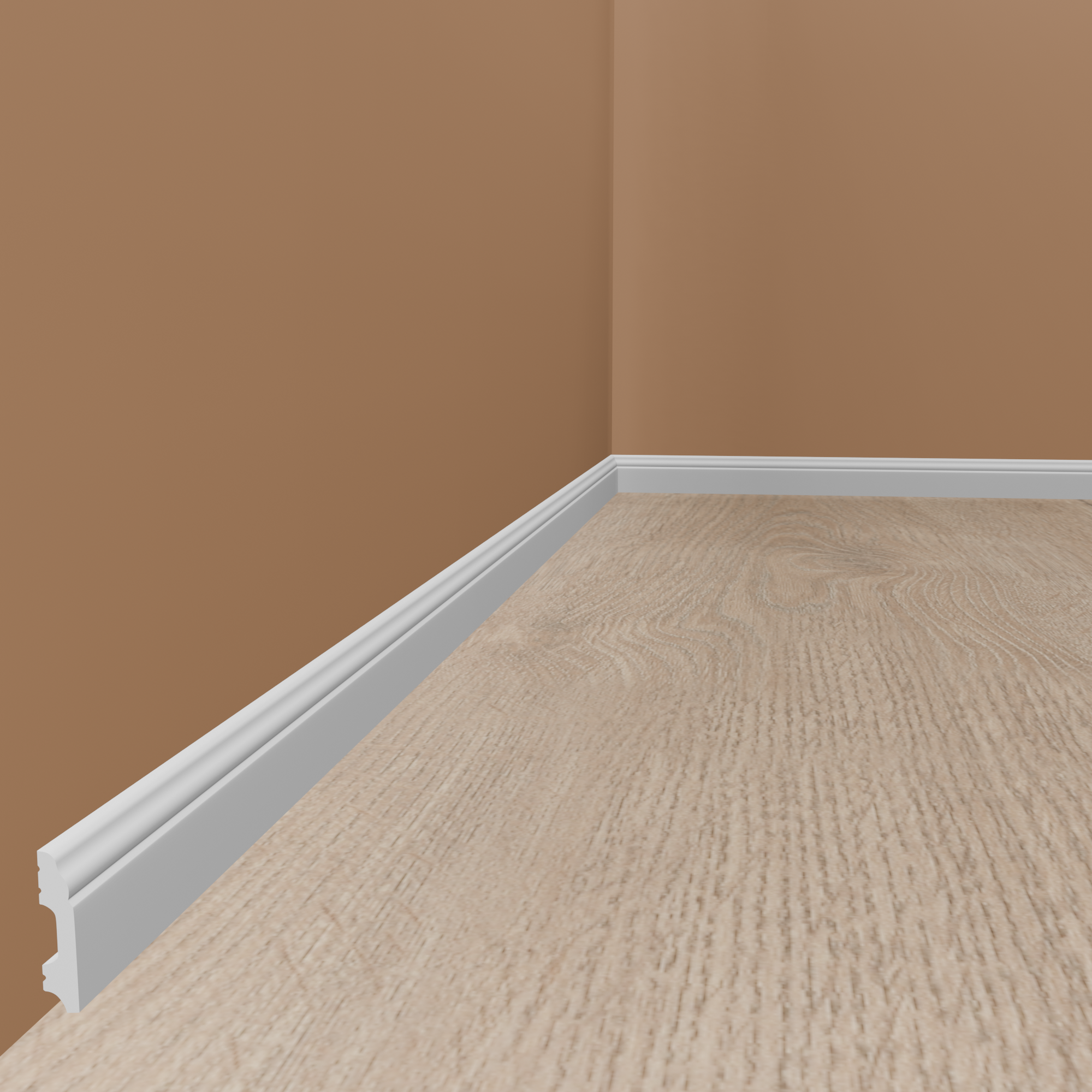 Sockelleiste FB1 13 x 60 x 2000 mm Fußleiste Polystyrol Weiß NMC WALLSTYL Sockelleiste FB1 13 x 60 x 2000 mm Fußleiste Polystyrol Weiß NMC WALLSTYL