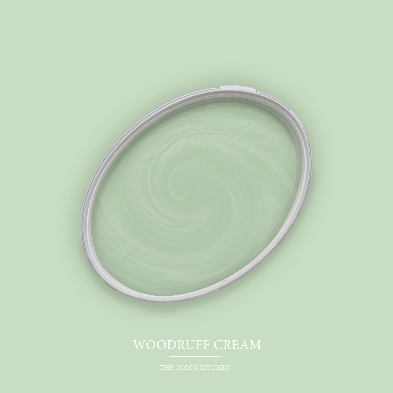 Wandfarbe Grün TCK4007 | Woodruff Cream | Matte Innendispersion | Hohe Deckkraft