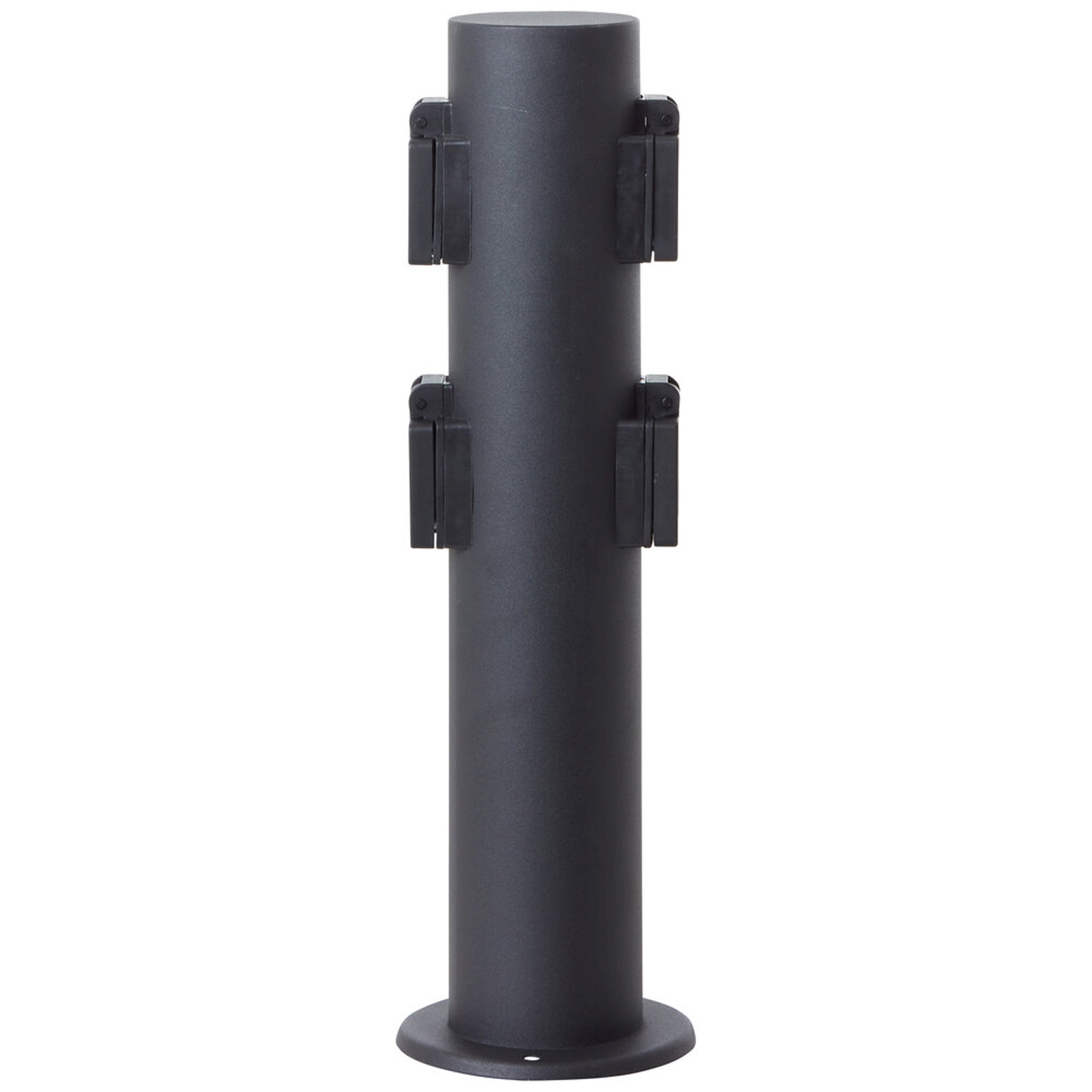 Stehleuchte 40 x 11 cm Schwarz Metall Stehlampe Basic Harmonisch