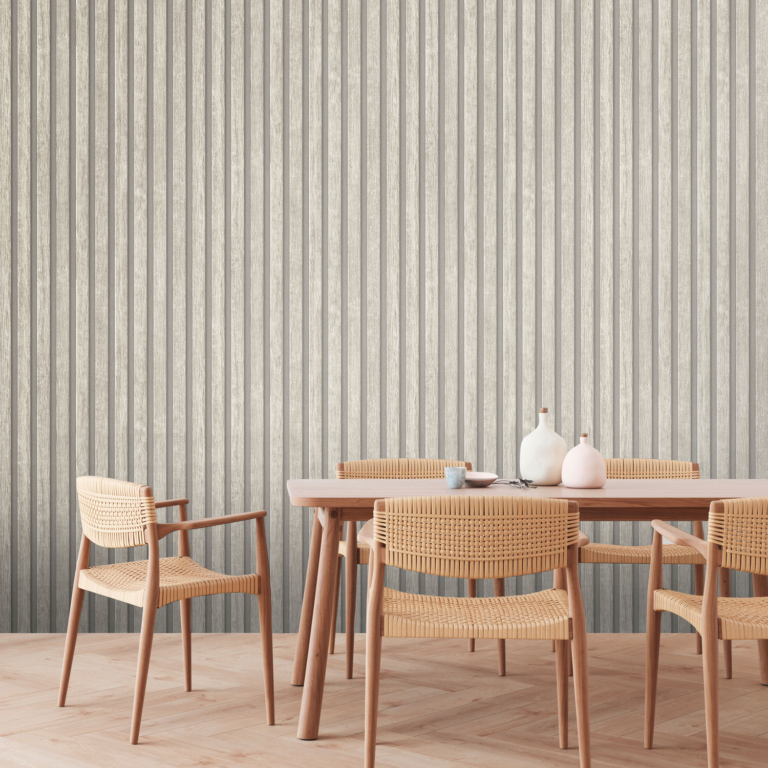 Vliestapete 391095 Streifen Wellen Grau Pintwalls A.S. Creation