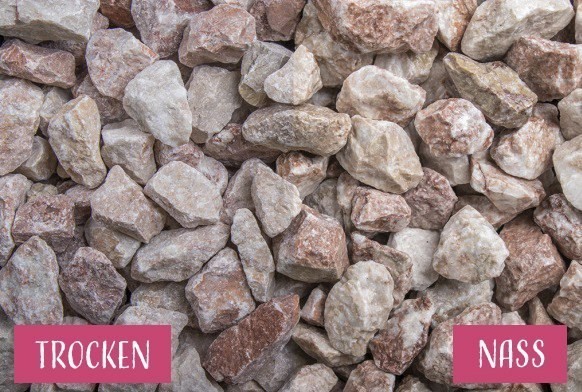 Tiroler Splitt 8 - 16 mm Edelsplitt Marmor Naturstein Rot Garten Steine Kies GSH