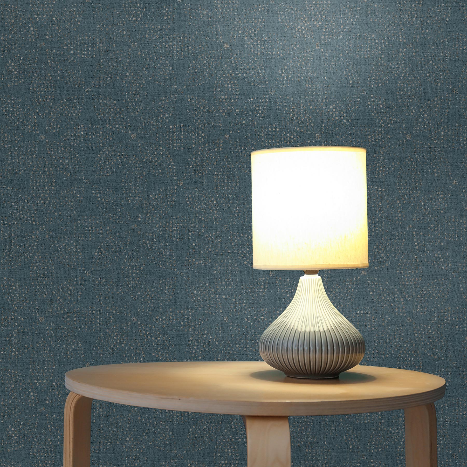Tapete Grafik Noan M1-No.2904 | Vliestapete | Blau | Geometrisch | Modern | Struktur