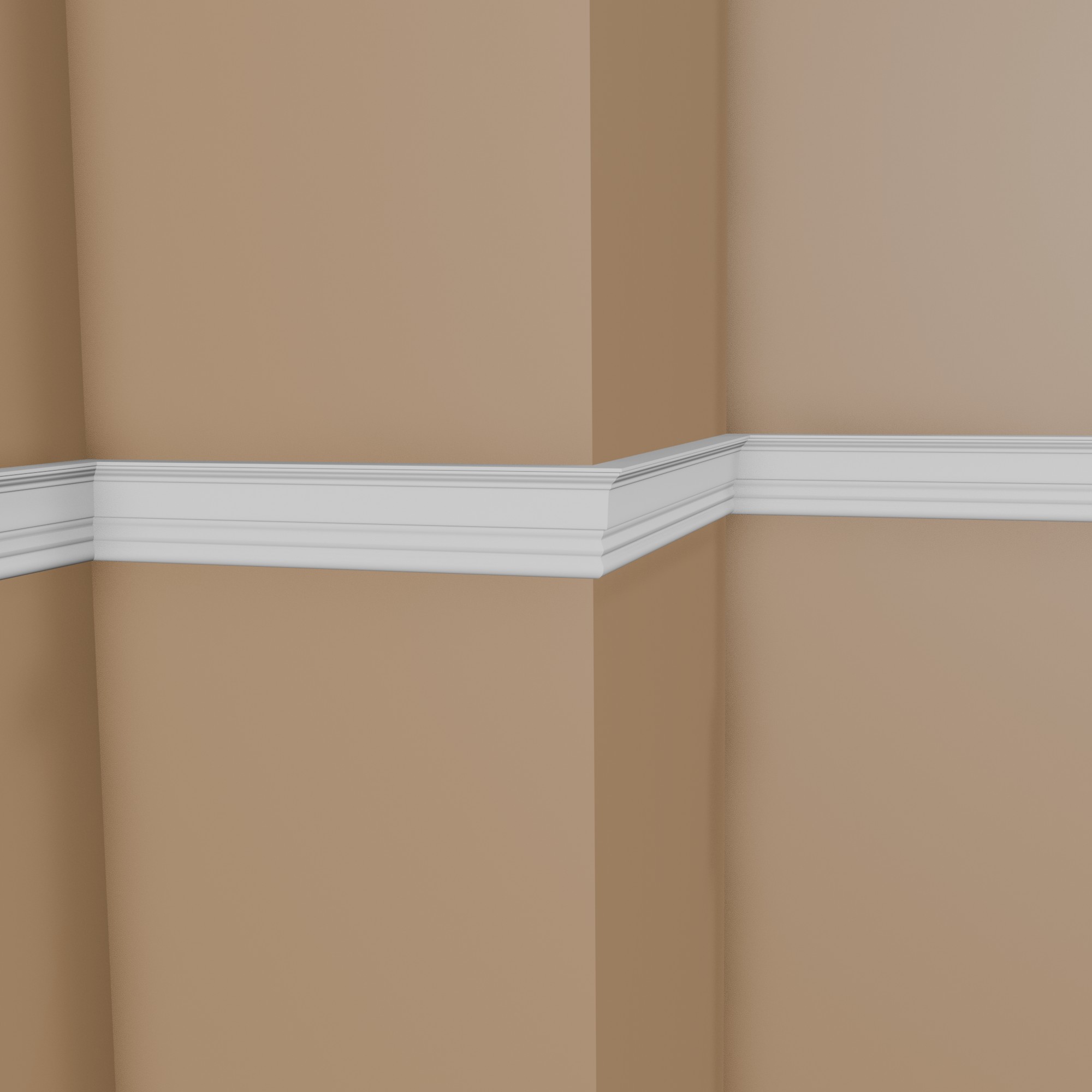 Mardom Wandleiste MDD334 Profoam 33 x 101 x 2000 mm Weiß Zierleiste Kompakt