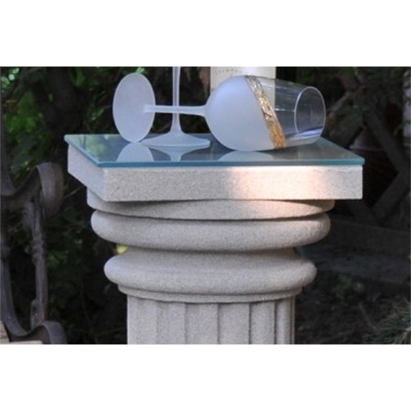 Dekosäule Lipari Kapitell beschichtet