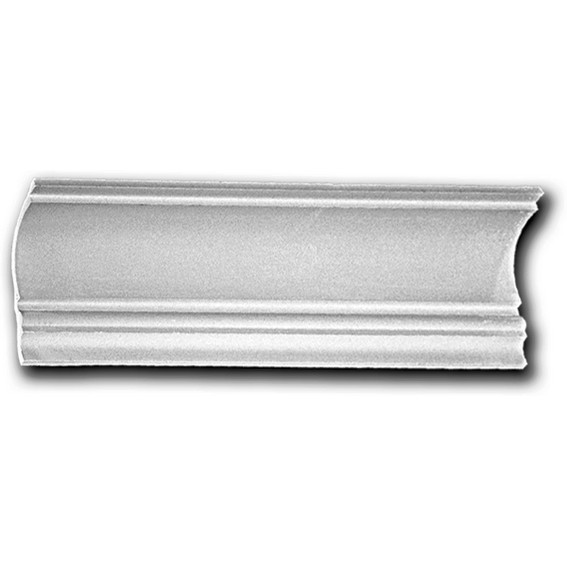 PROVISTON Innenwinkel | Für Gipsleiste Erlangen 106 x 120 x 200 mm Echter Gipsstuck Weiß
