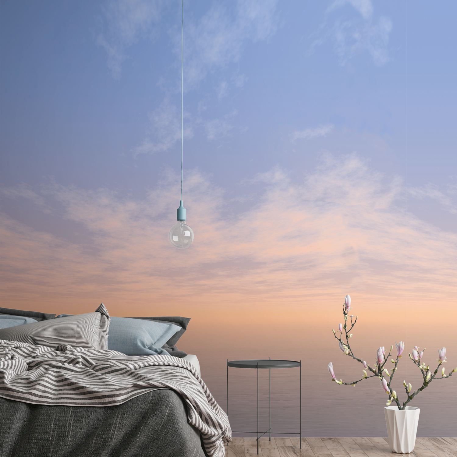 A.S. Creation Fototapete The Wall II 392291 Ein Motiv pro Rolle Naturoptik Blau