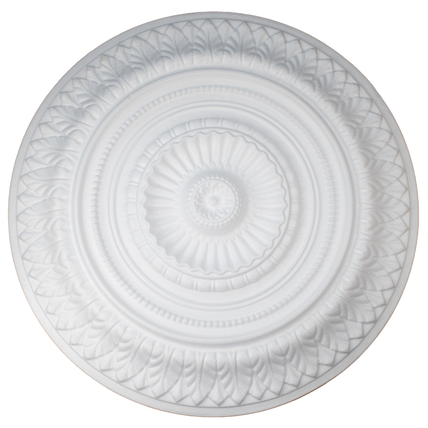 Marbet | Rosette "R9" | Ø 64cm | Styropor | weiß