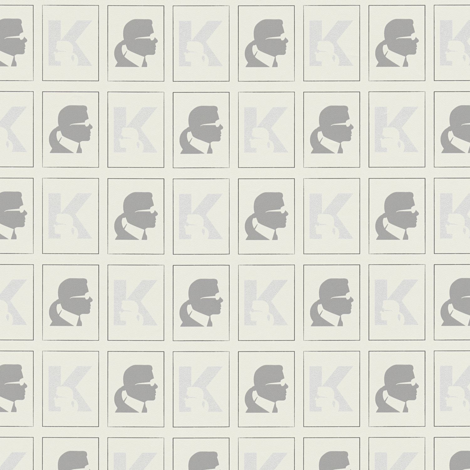 A.S. Creation | Karl Lagerfeld | 378422 | Vliestapete | 3D Optik | 0.53 x 10.05 m | Grau