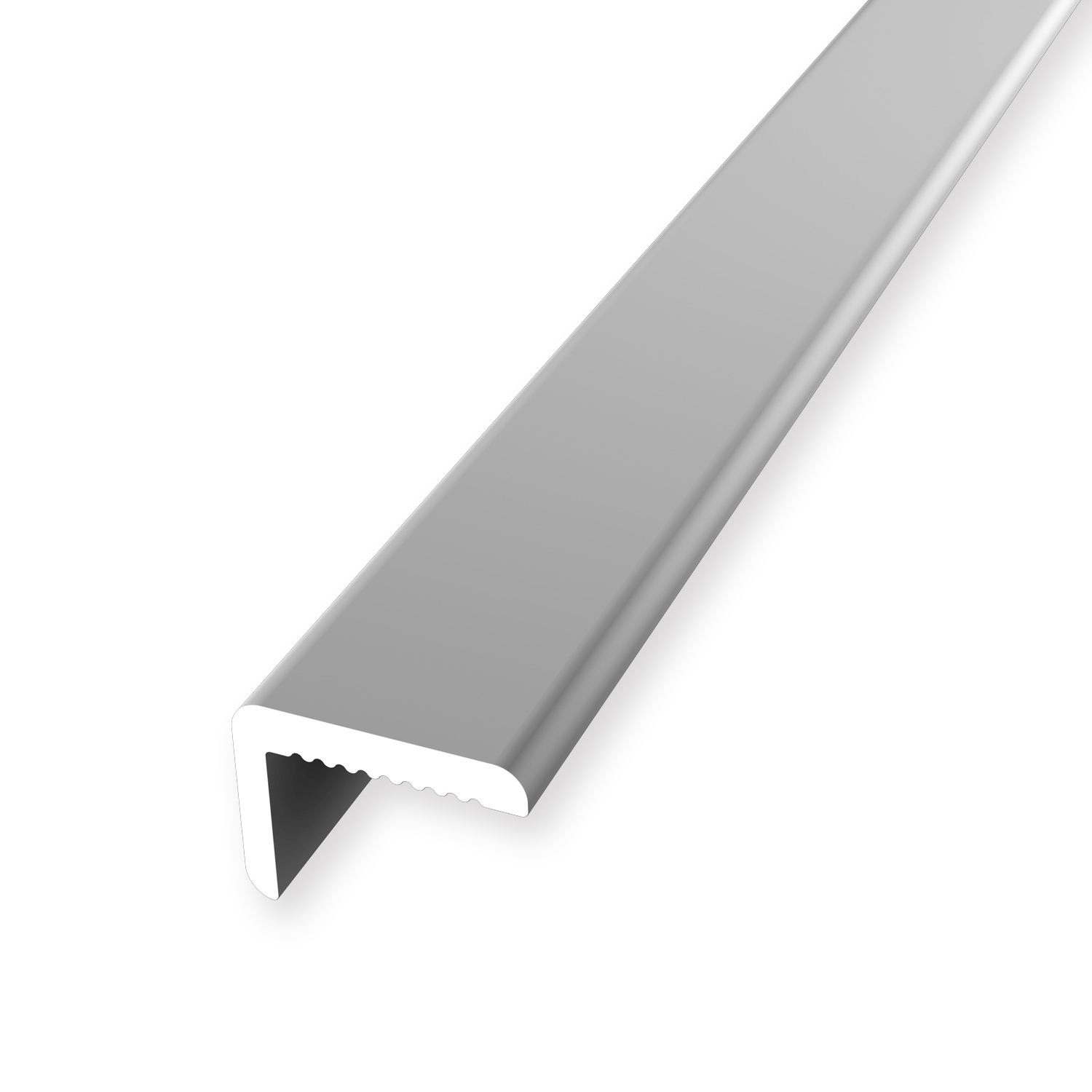 Treppenkantenprofil 7 x 9.2 x 2550 mm Aluminium Winkelprofil Glatt Ungebohrt versch. Farben Küberit