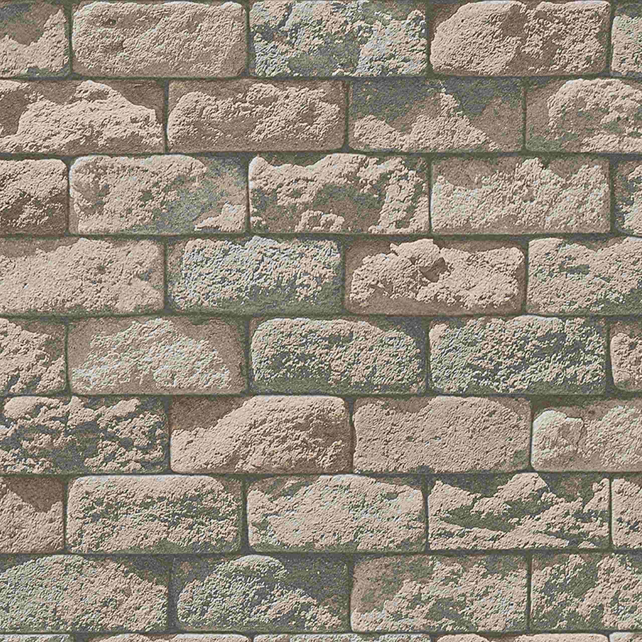 A.S. Creation | Il Decoro | 958342 | Papiertapete | Steinoptik | 0.53 x 10.05 m | Creme