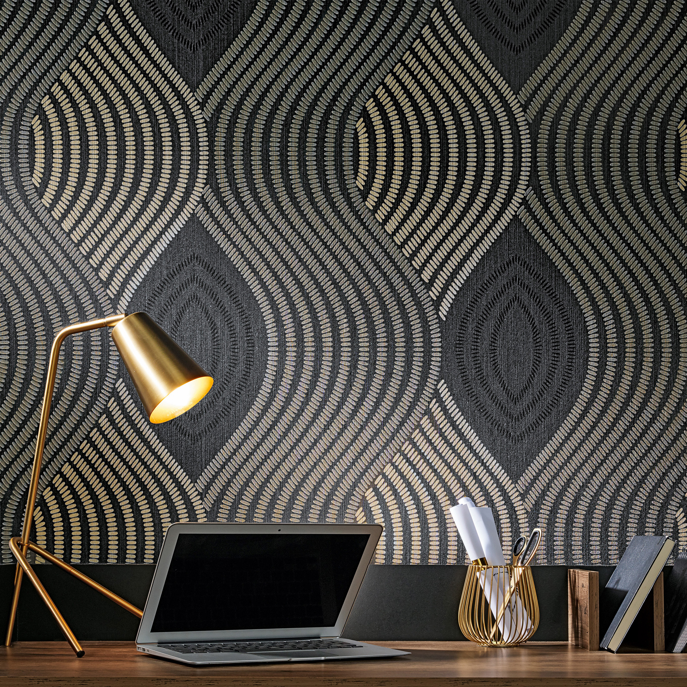 Erismann Fashion for walls | 1004515 | Vliestapete 3D Tapete | 0.53 m x 10.05 m | Grau