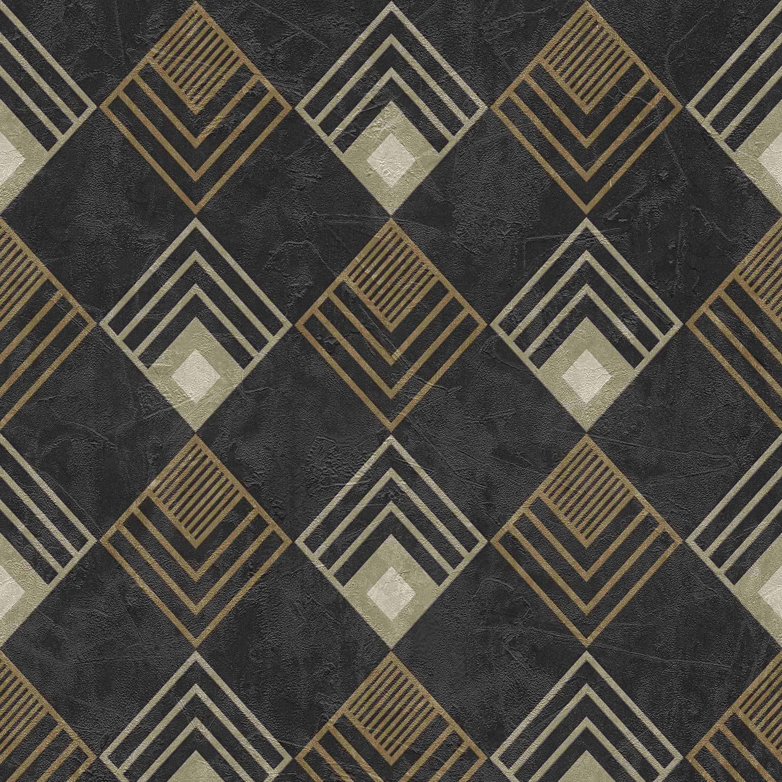 A.S. Creation | New Life | 376822 | Vliestapete | Vintage | Retro | 0.53 x 10.05 m | Grau