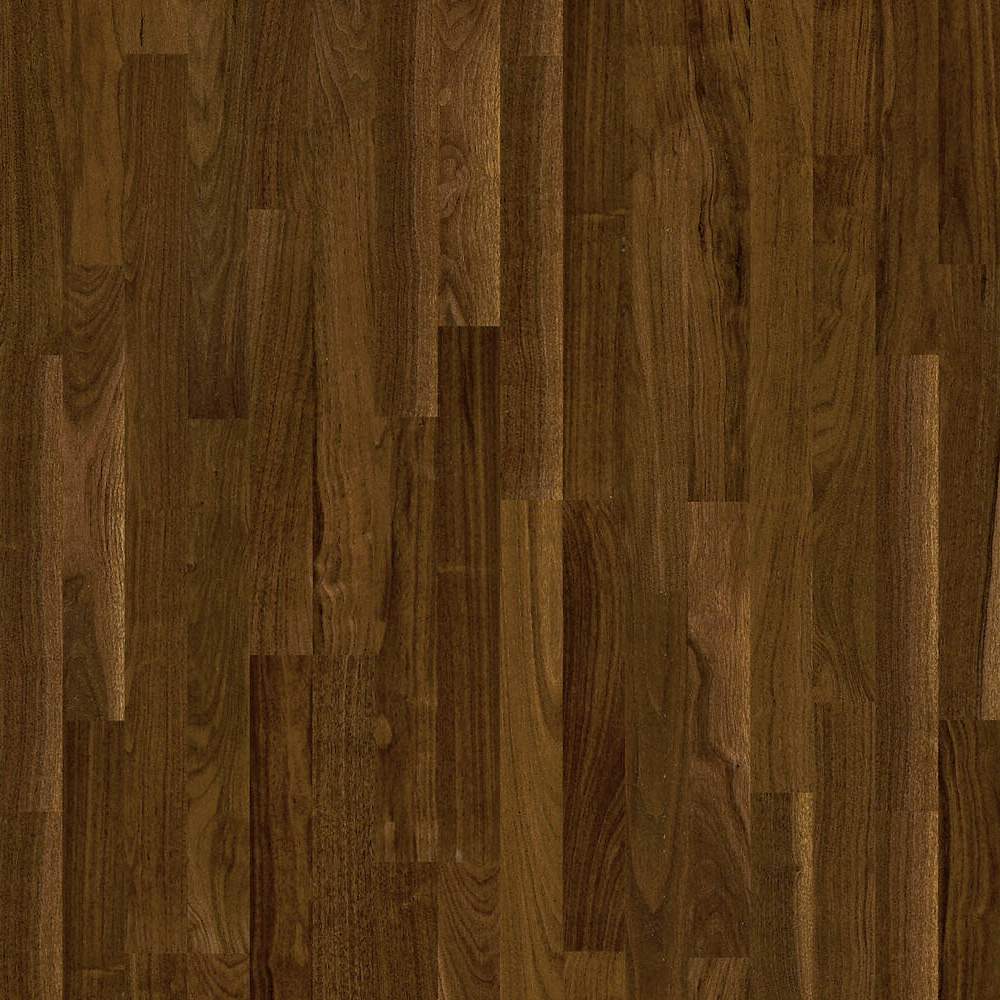 Parkettboden 535 Kingston SB N0801 | 2200 x 215 x 14 mm Holzboden Nussbaum Braun