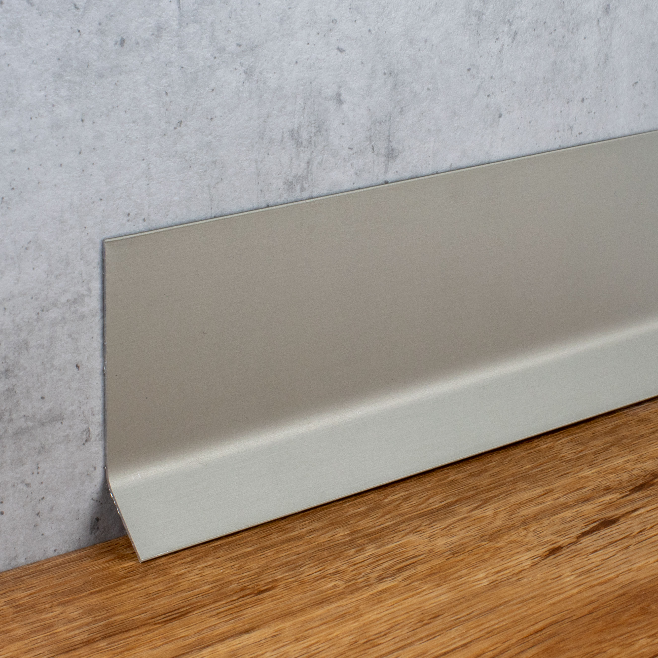 Auer Sockelleiste Metall H 60 mm Winkel 135° Sockelleiste Aluminium Wasserfest Modern