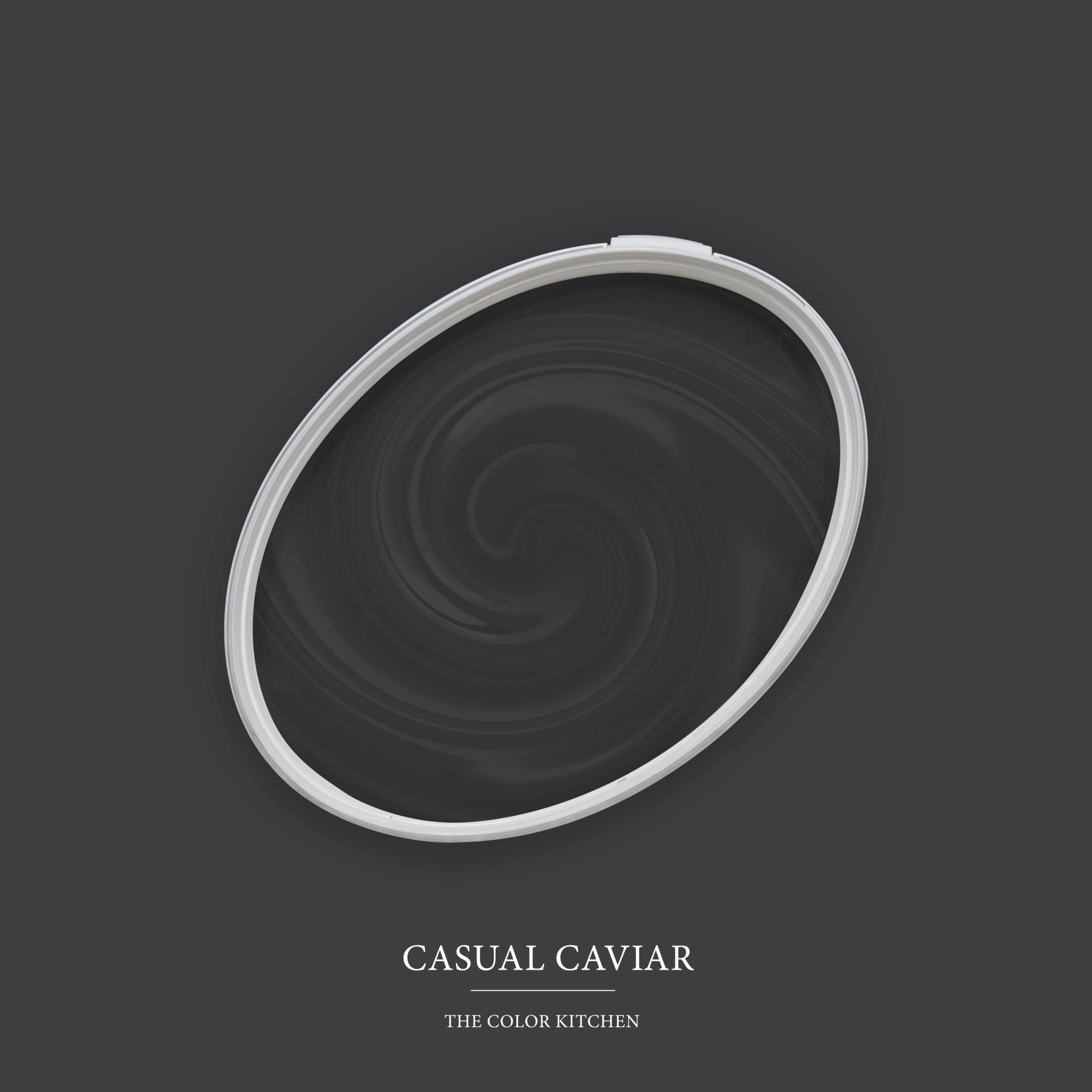 Wandfarbe Schwarz TCK1007 | Casual Caviar | Matte Innendispersion | Hohe Deckkraft