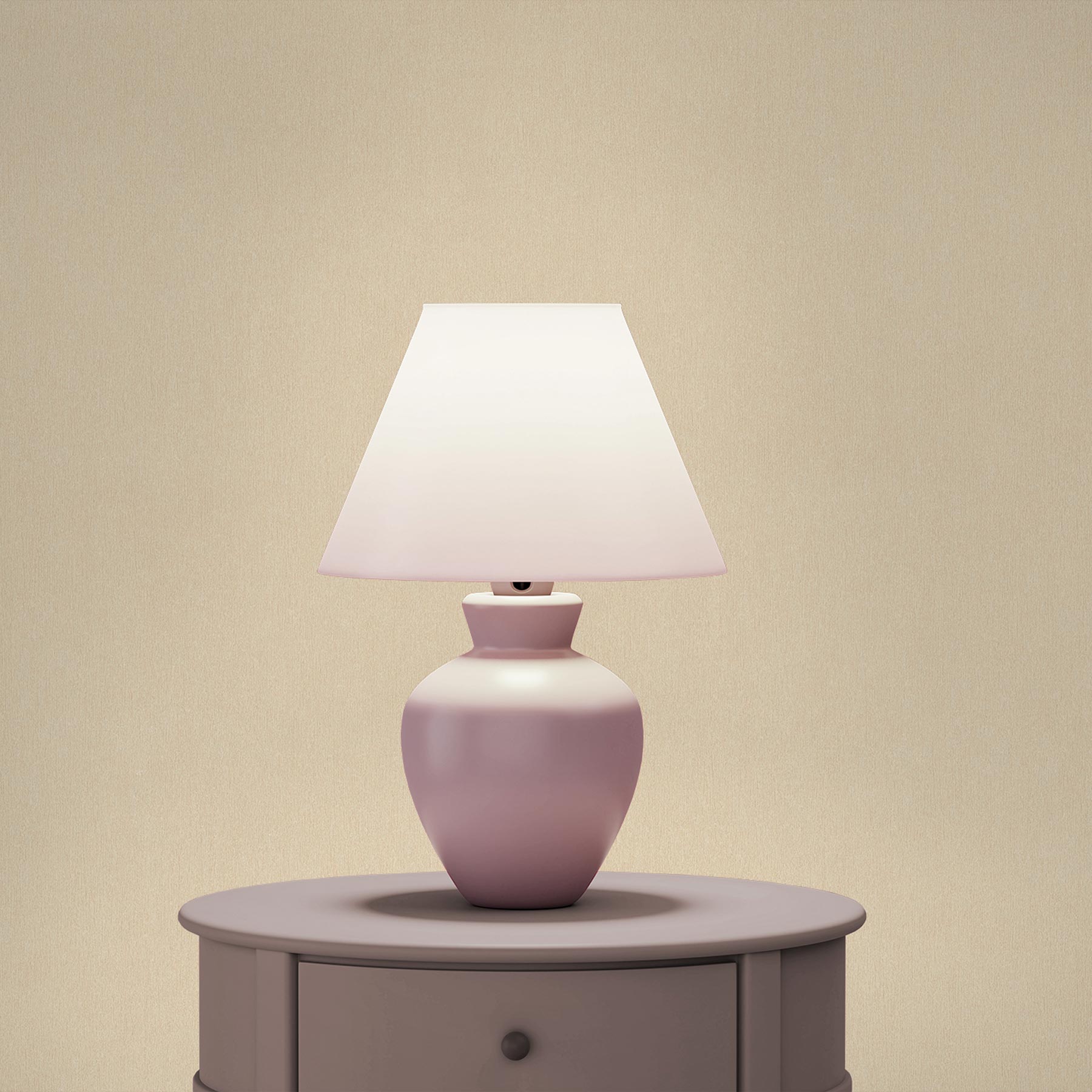 Tapete Uni M1-No.3427 | Vliestapete | Beige | Tapete Einfarbig | Unitapete