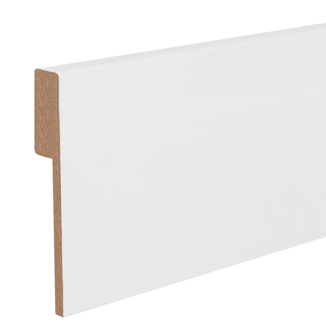 Kosche | Fliesenabdeckleiste | Topline | MDF | 78253 | 16 x 100 x 2500 mm | Weiß | Foliert