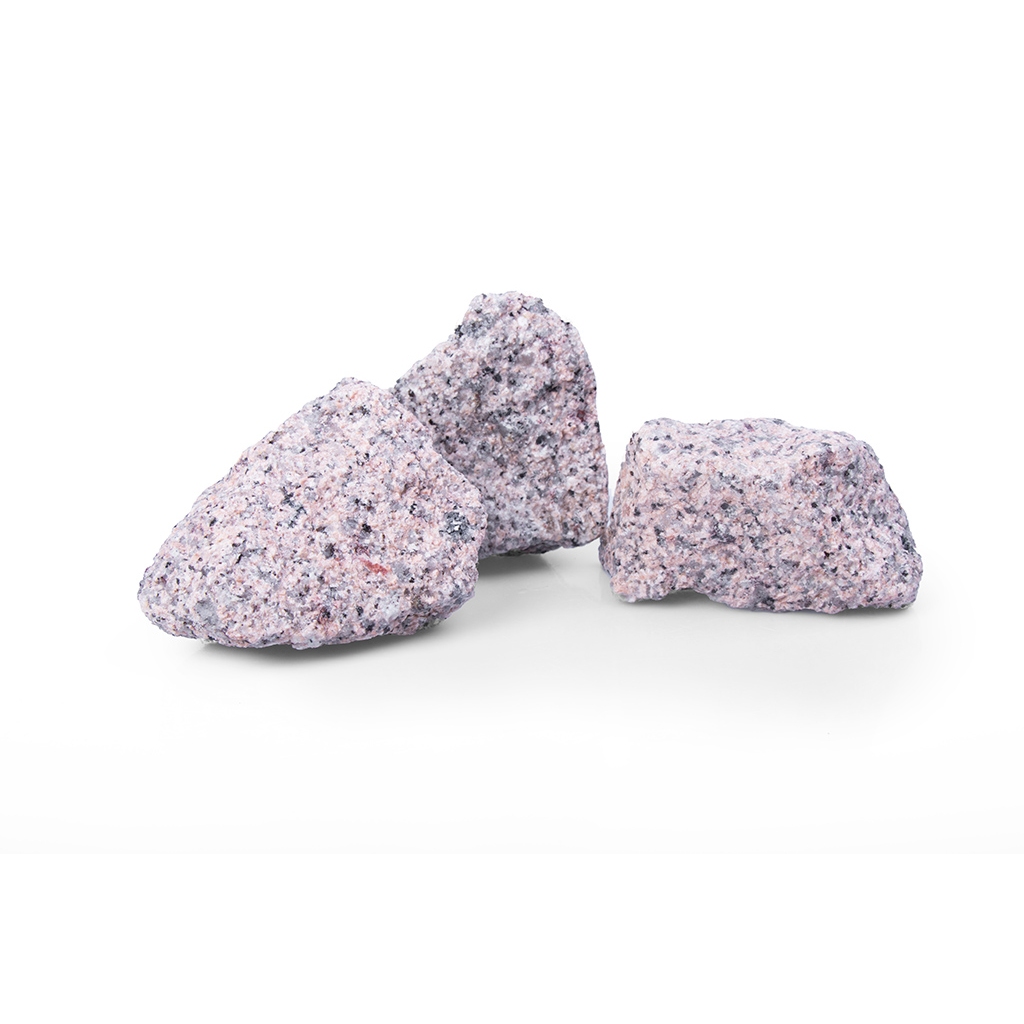 Laranja GS 60 - 120 mm Gabionensteine Granit Rosa Gartendeko Gartensteine Naturstein GSH