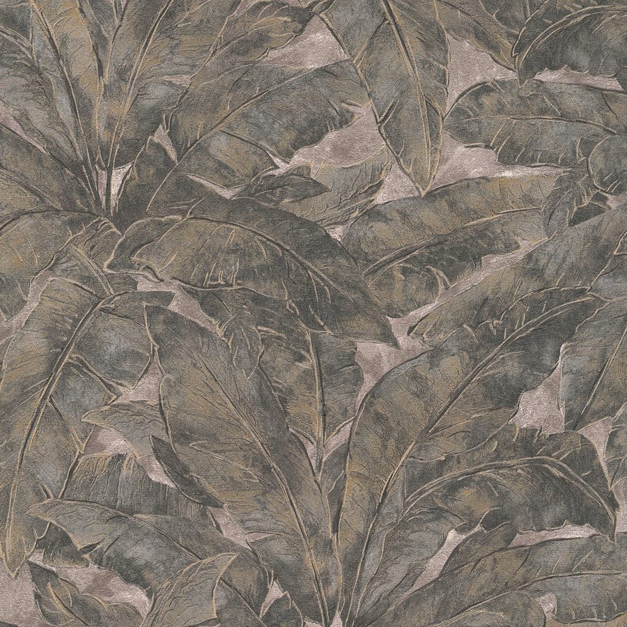 AS369271_01 A.S. Creation | Metropolitan Stories | 369271 | Vliestapete | Blumenoptik | 0.53 x 10.05 m | Grau