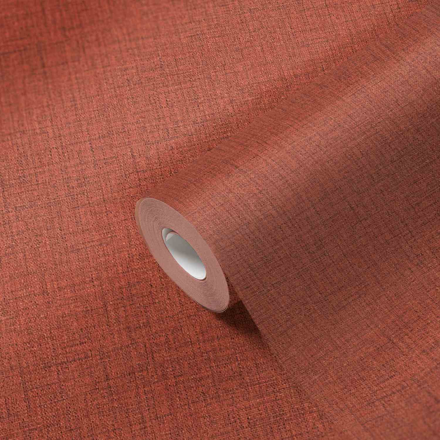 A.S. Creation | Desert Lodge | 385291 | Vliestapete | Einfarbig | Uni | 0.53 x 10.05 m | Rot