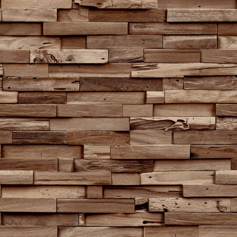 Grandeco | Ciara | A64003 | Vliestapete | Holzoptik | 10.05 x 0.53 m | Braun
