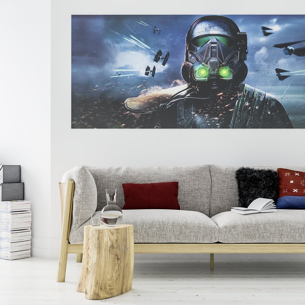 Komar Fototapete Star Wars Deathtrooper 100 x 250 cm Digitaldrucktapete Vlies Elitesoldaten Imperium