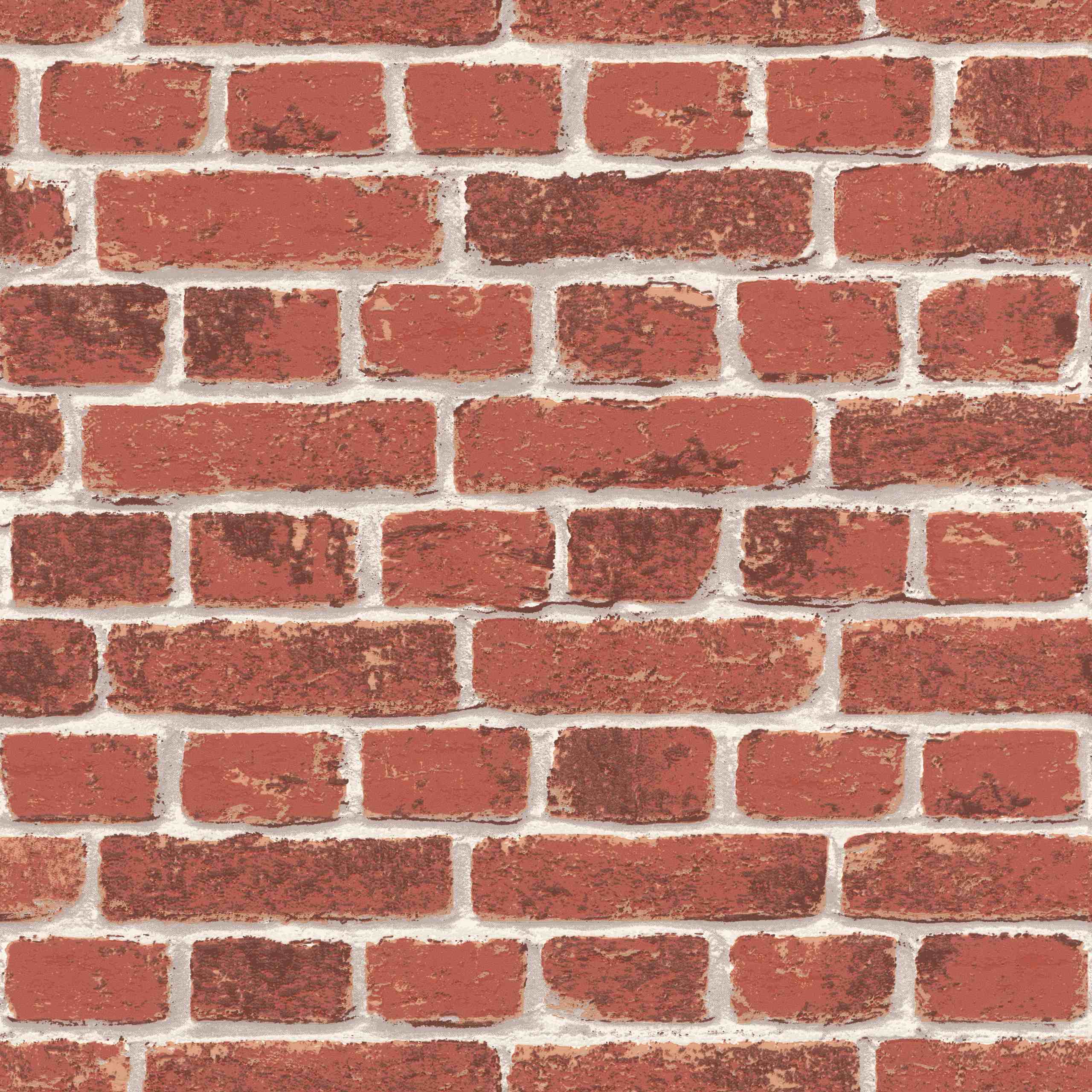 Rasch | Selection | 806717 | Vliestapete | Steinoptik | 0.53 x 10.05 m | Rot