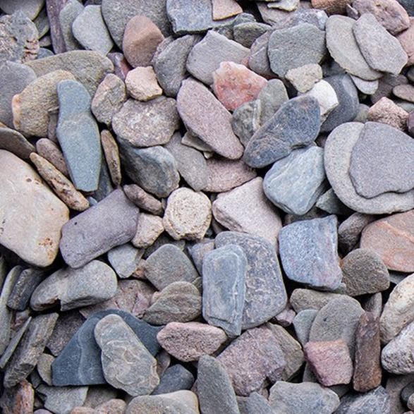 Flachkorn 8 - 16 mm Zierkies Quarz Gartengestaltung Kies Braun Garten Deko GSH