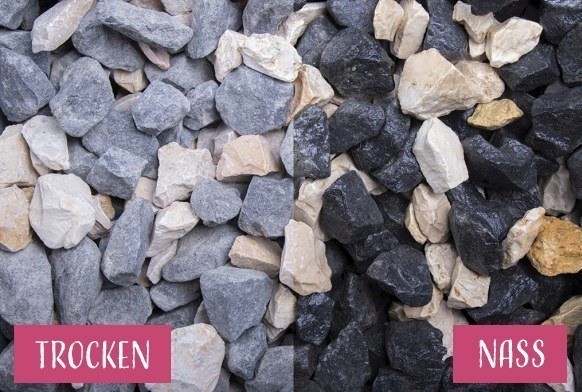 Zebra Splitt 8 - 11 mm Edelsplitt MIX Naturstein Schwarz Garten Steine Kies GSH